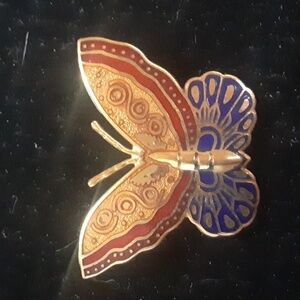 Metropolitan Museum Butterfly Pin.